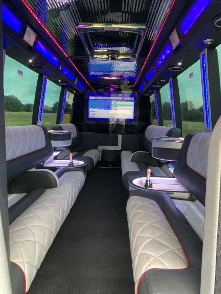 limousine bus party