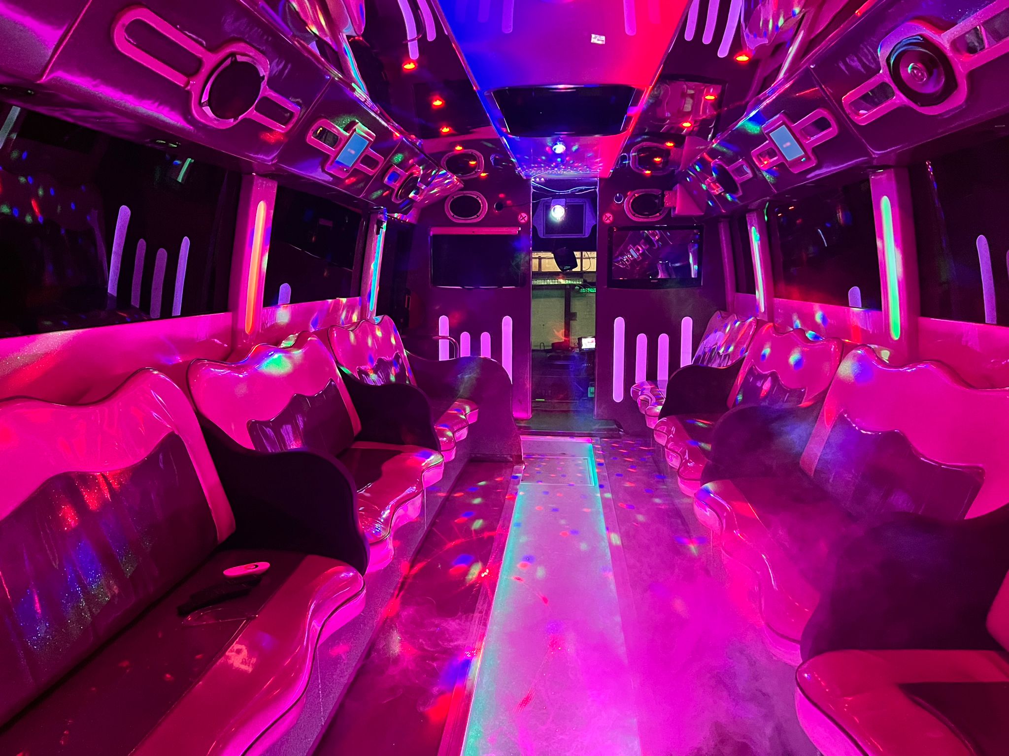 limousine bus party